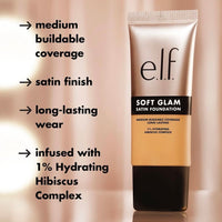 E.L.F Soft Glam Satin Foundation - 54 Deep Neutral