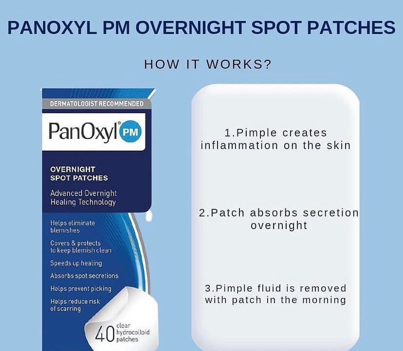 PanOxyl Overnight Spot Patches(40 ct)