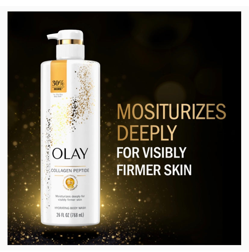 Olay Cleansing & Firming Body Wash with Vitamin B3 and Collagen 768ml