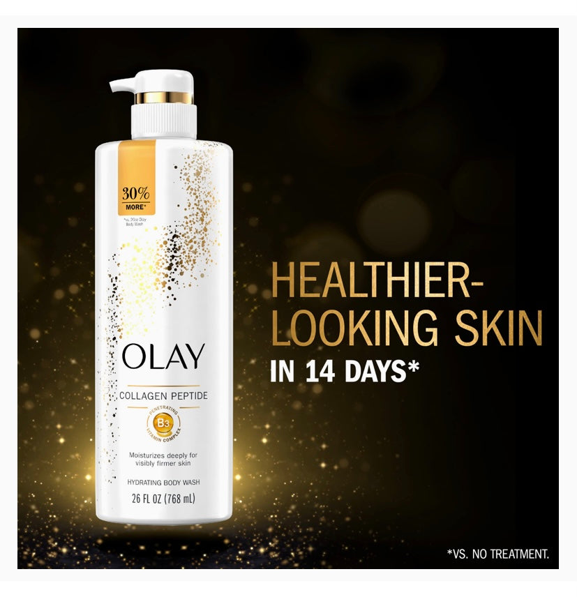 Olay Cleansing & Firming Body Wash with Vitamin B3 and Collagen 768ml