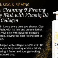 Olay Cleansing & Firming Body Wash with Vitamin B3 and Collagen 768ml