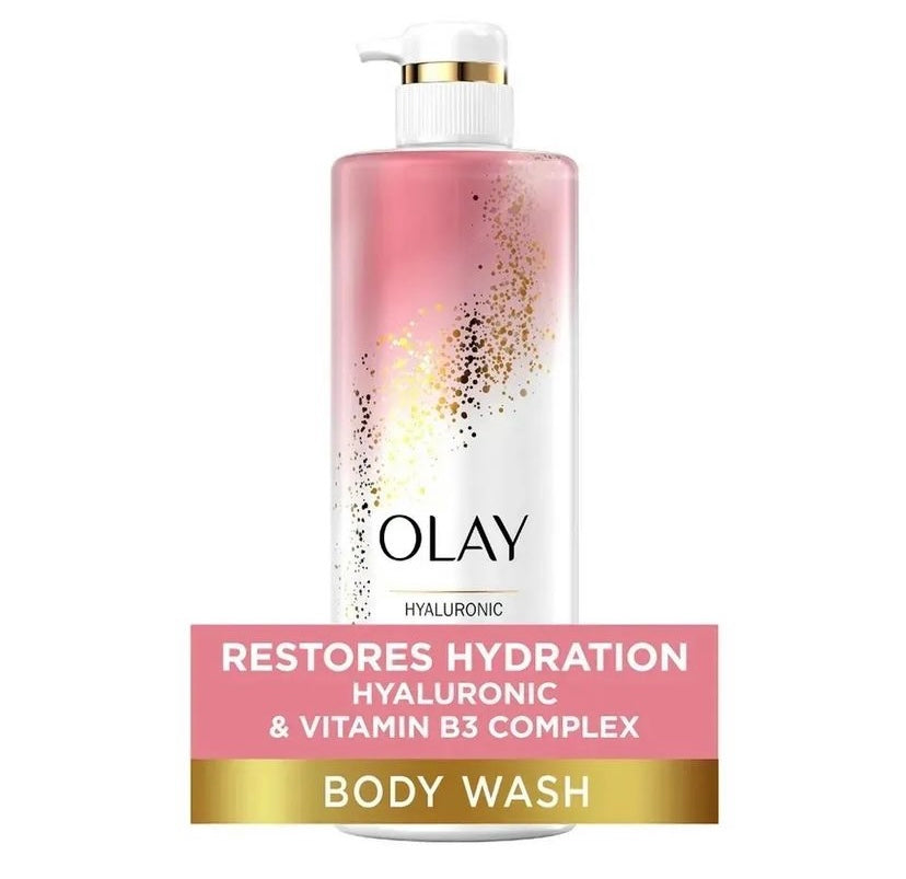 Olay Cleansing & Nourishing Body Wash with Hyaluronic Acid and Vitamin B3