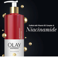 Olay Body Lotion for Women, Age Defying & Hydrating Dry Skin with Niacinamide 502ml