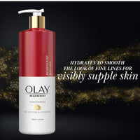 Olay Body Lotion for Women, Age Defying & Hydrating Dry Skin with Niacinamide 502ml