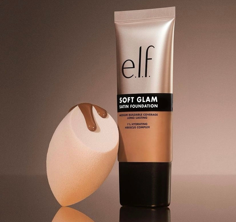 E.L.F Soft Glam Satin Foundation - 42 Tan Neutral - Inspired by Minana