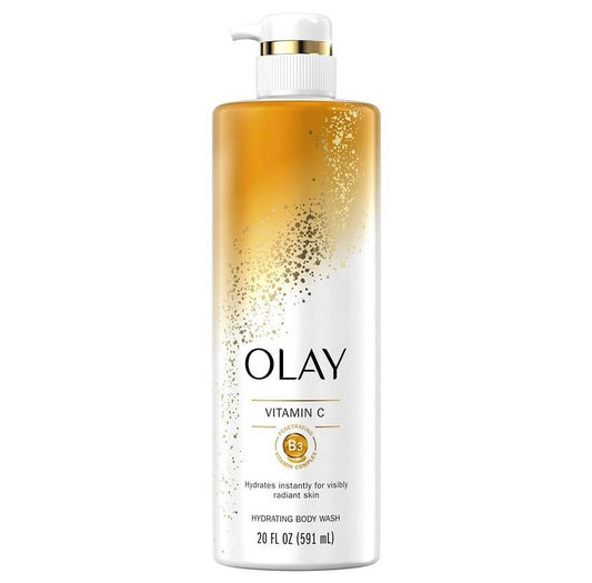 Olay Cleansing & Nourishing Body Wash with Vitamin B3 and Vitamin C, All Skin Types 591ml