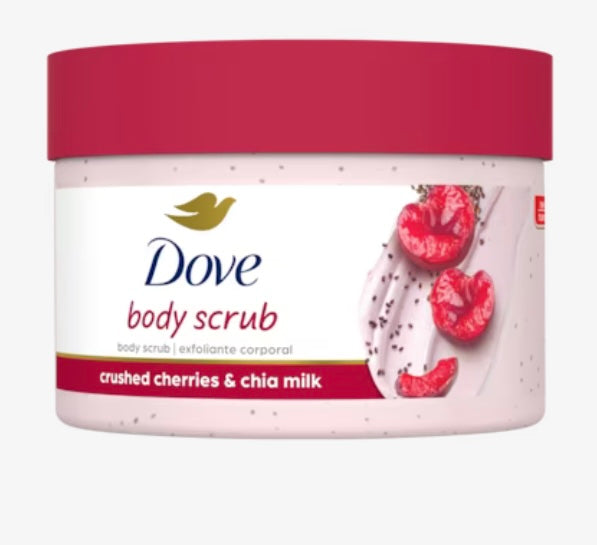 Dove Crushed Cherries & Chia Milk Exfoliating Body Scrub