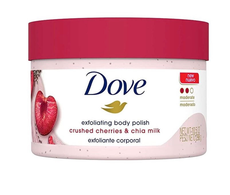 Dove Crushed Cherries & Chia Milk Exfoliating Body Scrub