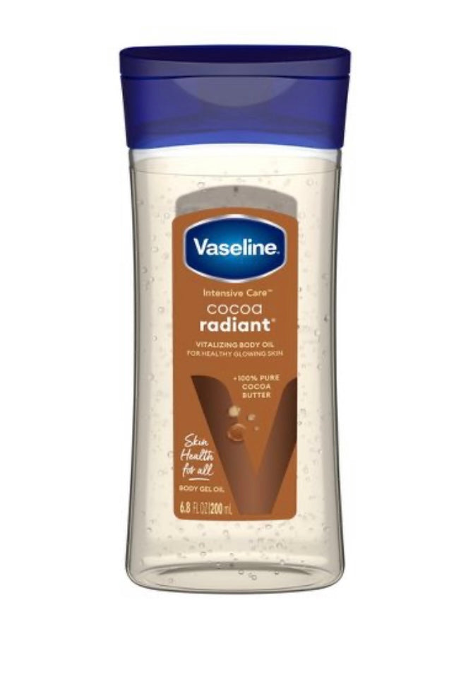 Vaseline Intensive Care Cocoa Radiant Body Gel Oil For Glowing Skin