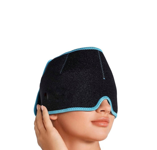 Migraine/Headache Hat with Cold and Compression Therapy