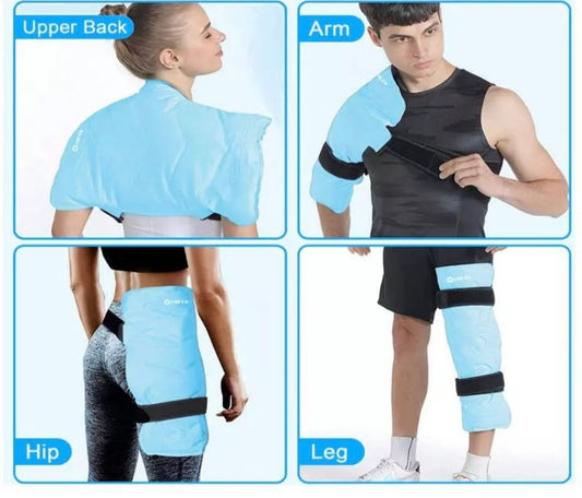 Reusable Hot Cold Gel Ice Pack for Back,Leg,Shoulder,Hip,Arm Pain Relief