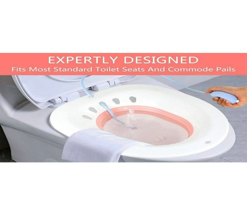 Postpartum Feminine Care, Elderly Toilet Cleaning Sitz Bath Seat - Inspired by Minana